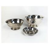 Sheridan & Reed Barton Silver Bowls Set