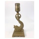 Dolphin Motif Metal Lamp Base