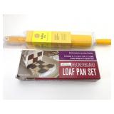 Wilton Rolling Pin & Checkerboard Loaf Pan Set