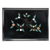 MCM Couroc Moeny Tree Inlaid Coin Tray