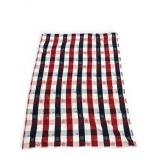 Red White & Blue Checkered Blanket
