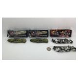 4 Tactical Knives By SAR & Buck Shot