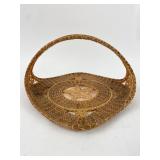 Pine needle woven basket