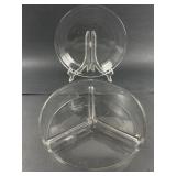 Anchor Hocking Ovenproof Divided Dish & Pie Plate