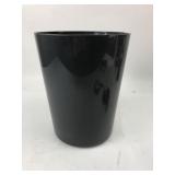Black Plastic Trash Can Or Waste Bin