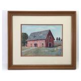 Barn Print By Eisenhower With Frame