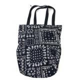 Black Bandana Print Tote Bag 24ï¿½ï¿½ Long
