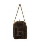 Jacobsonï¿½s Made In Italy Brown Beaded Bag
