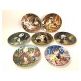 7 Collector Plates By Knowles