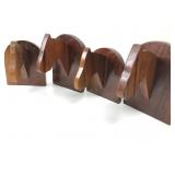 Wooden Horse Head Bookends