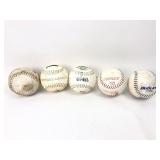 5 Dudley & Official Softballs