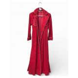 Saks Fifth Avenue Red Velvet Robe