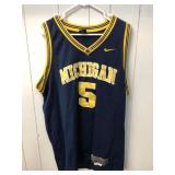 Nike Michigan Basketball Jersey XL #5