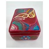 3.5ï¿½ï¿½ Guerrero Mexico Handmade & Painted Trinket B