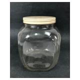 Glass Jar With Lid, 7ï¿½4 Inches