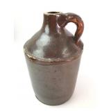 9ï¿½ Brown Stoneware Jug With Handle