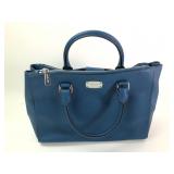 Michael Kors Blue Leather Handbag