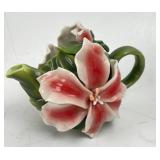 Cosmos Porcelain Teapot With Floral Design