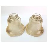 Ribbed Glass Light Shades