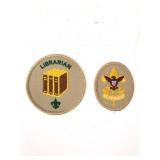 Boy Scouts Librarian & Be Prepared Badges