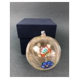 Italian Glass Bulb With Millefiori Design