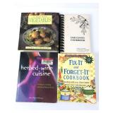 4 Cookbooks Including Fix-It