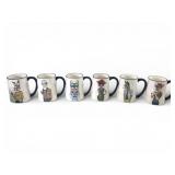 6 Signature XL Hipster Animal Mugs