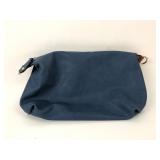 Blue Faux Leather Clutch Bag 13ï¿½9