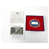 White House 2000 Ornament W/ Box & Papers