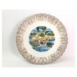 Upper Michigan Souvenir Plate 9 7/8ï¿½
