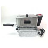 Stainless Steel Deep Fryer With Basket