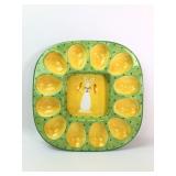 Holiday Home Square Bunny Egg Tray