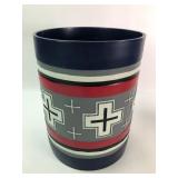 Rare Pendleton Compass Pattern Resin Bin