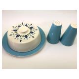 MCM Marcrest Swiss Alpine Butter Dish & Shakers