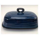 Wudkey Glazed Porcelain Butter Dish W/Lid