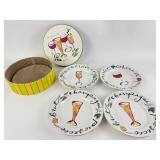 4 Rosanna Votre Sante Plates