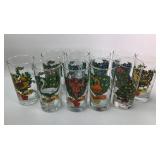 12 Days Of Christmas Drinking Glasses Set