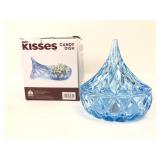 Hersheyï¿½s Kisses Blue Crystal Candy Dish