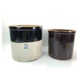 Stoneware Crocks ï¿½ Glazed