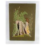 Handmade Chipmunk Needlework On Canvas