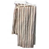 Vogue Drapes With Striped Pattern