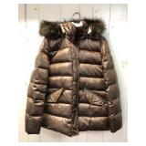 Ralph Lauren Brown Puffer Jacket With Removable Ho