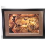 Caverne Du Pont Dï¿½Arc Framed Bison Print