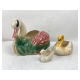 Ungemach & Other Ceramic Swan Planters