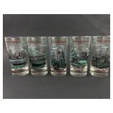 Rare Vintage Libby ï¿½Know Your Michiganï¿½ Glasses