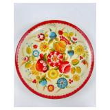 Bergrren Traynor Norwegian Folk Art Plate