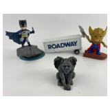 Batman, Gargoyle, Roadway & Thor Figures