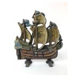 Cast Iron Ship Doorstop 11ï¿½ x 10ï¿½