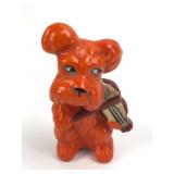 Vintage Anthropomorphic Violin Playing Dog