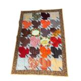 Handmade Quilt By A. Barber, 40 x 57 Inches